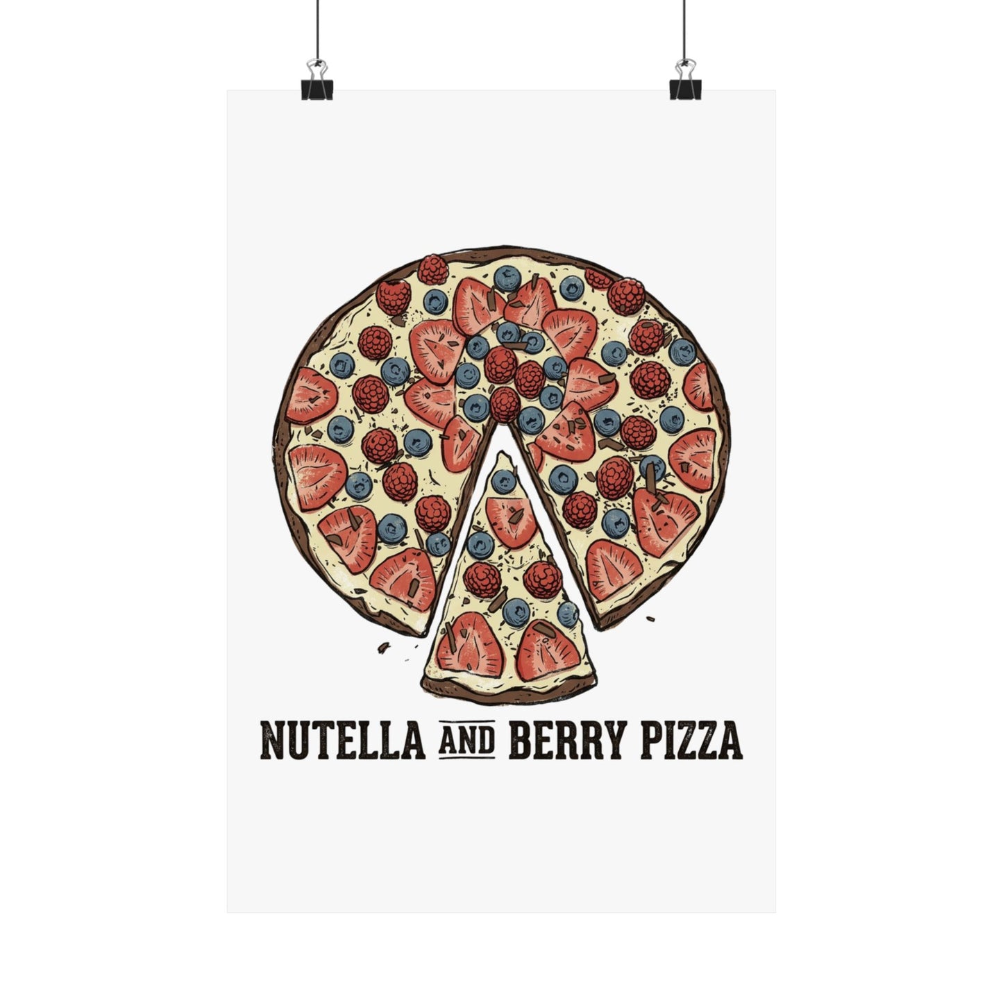 Nutella and Berry Pizza