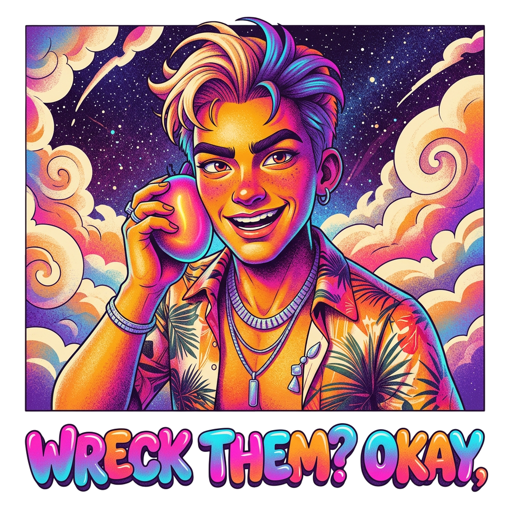 WRECK THEM? OKAY,