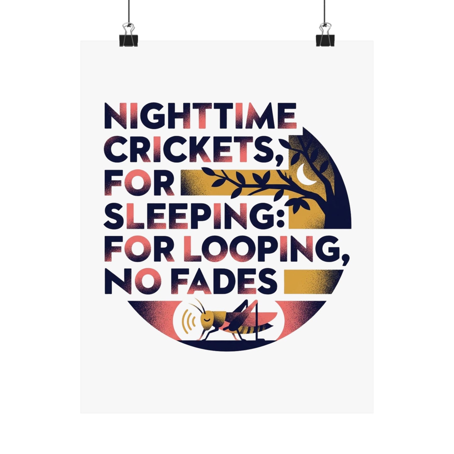 Nighttime Crickets, For Sleeping: For Looping, No Fades