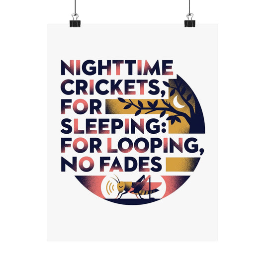 Nighttime Crickets, For Sleeping: For Looping, No Fades