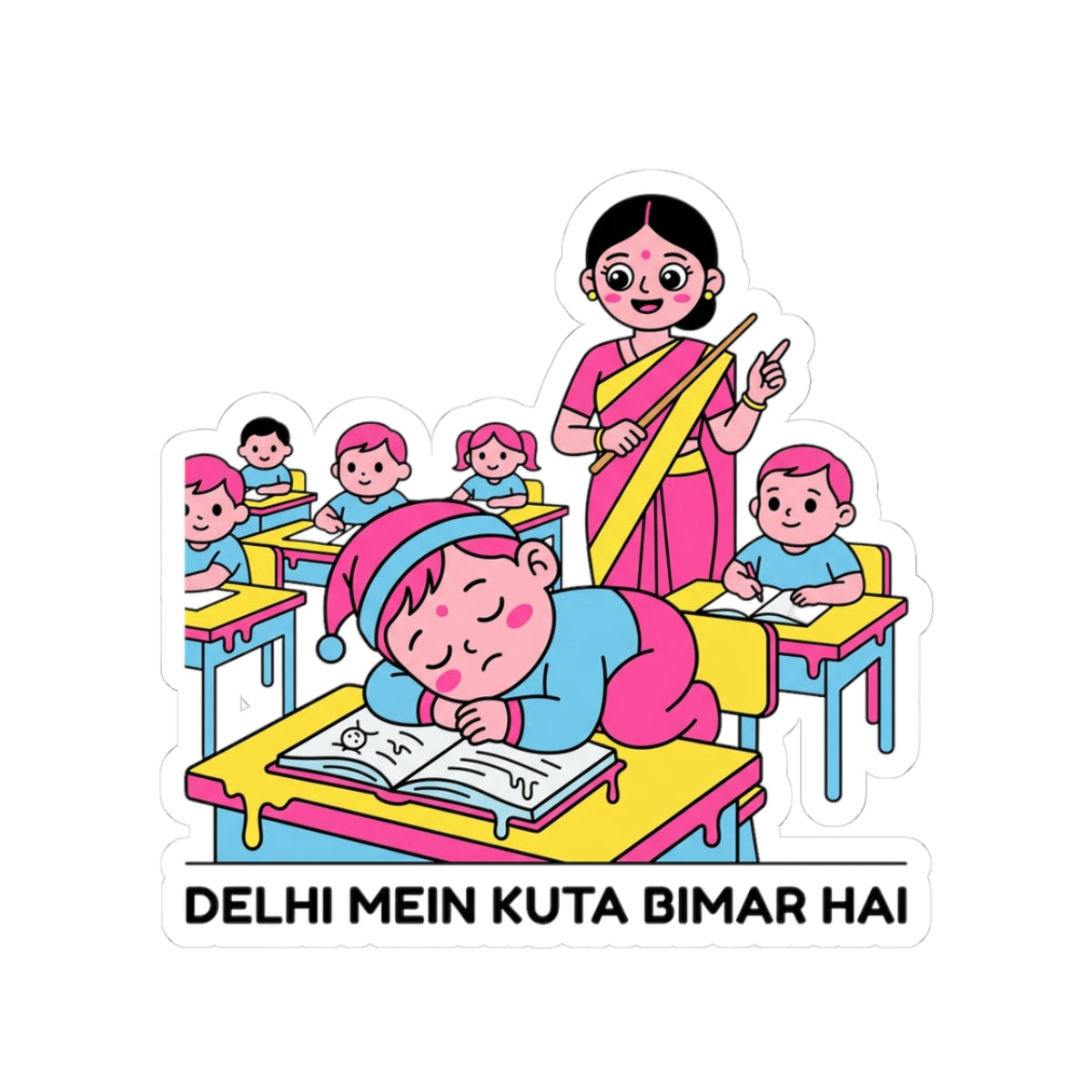 Delhi mein kuta bimar hai