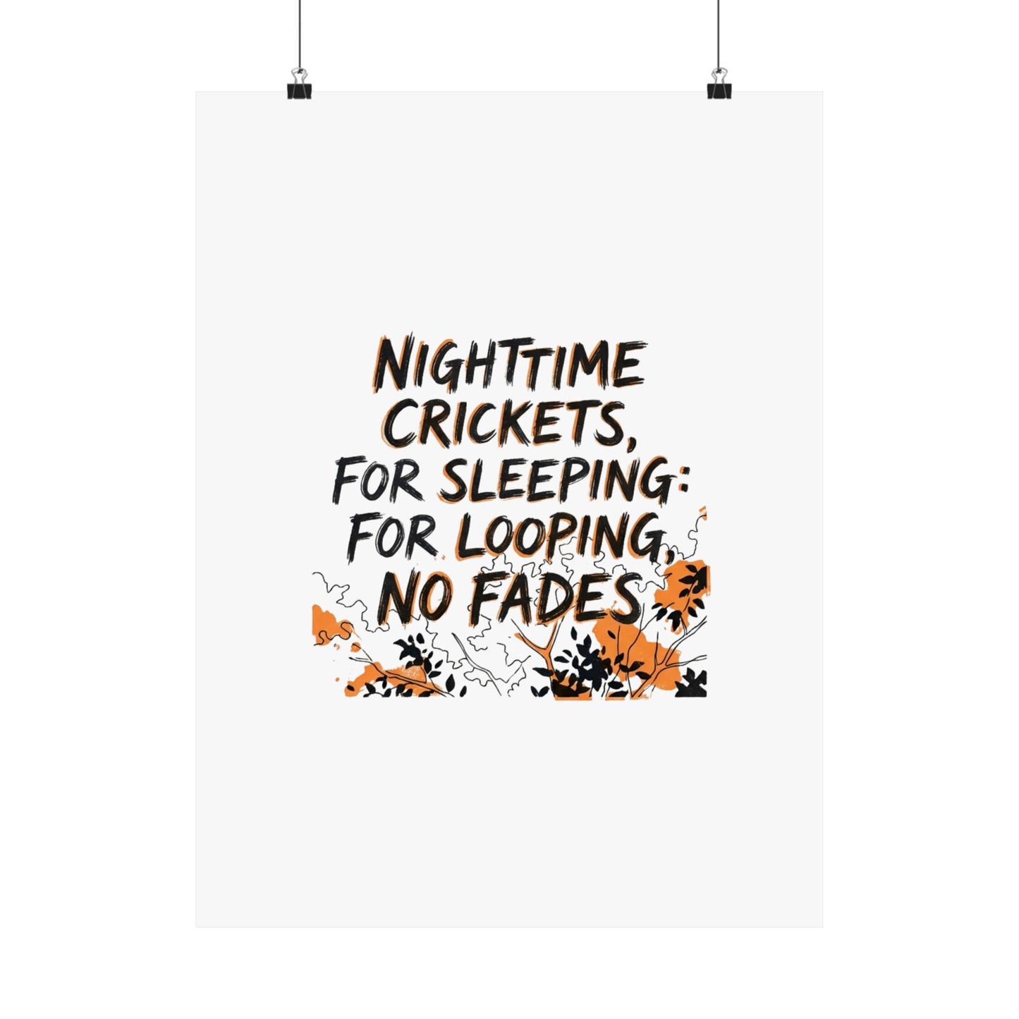 Nighttime Crickets, For Sleeping: For Looping, No Fades