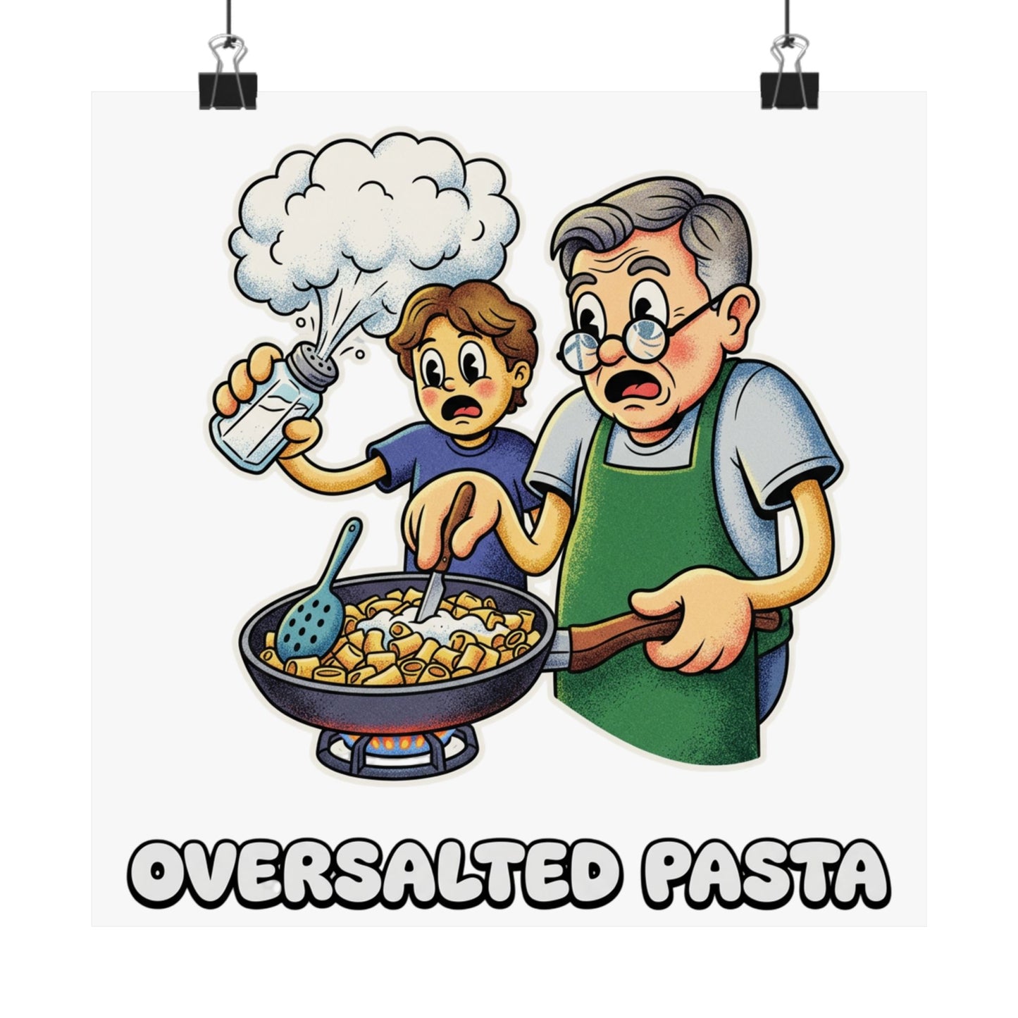 oversalted pasta
