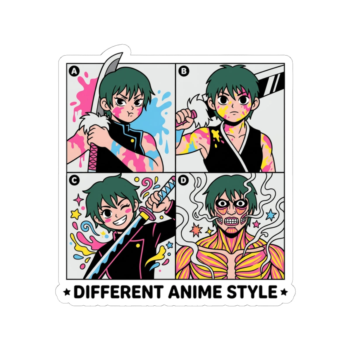 Different Anime Style