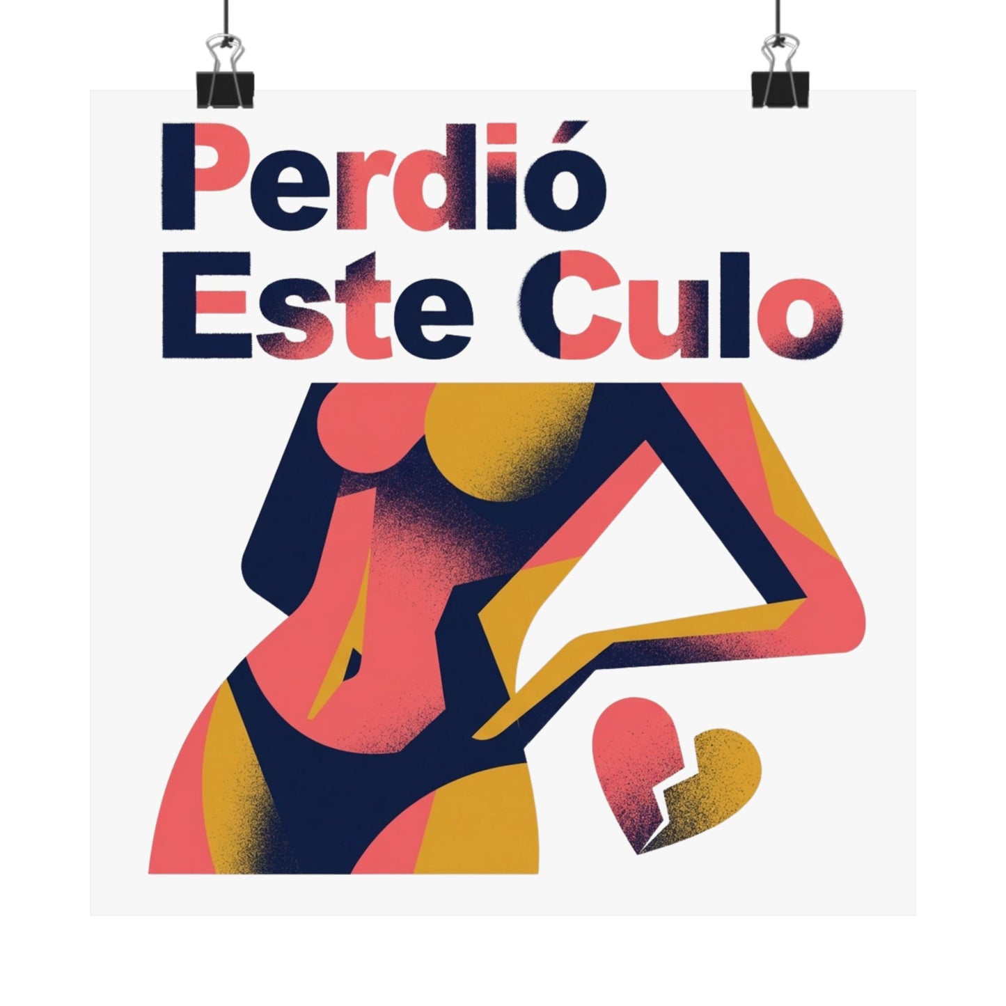 Perdió Este Culo — Modern Minimalist Vector