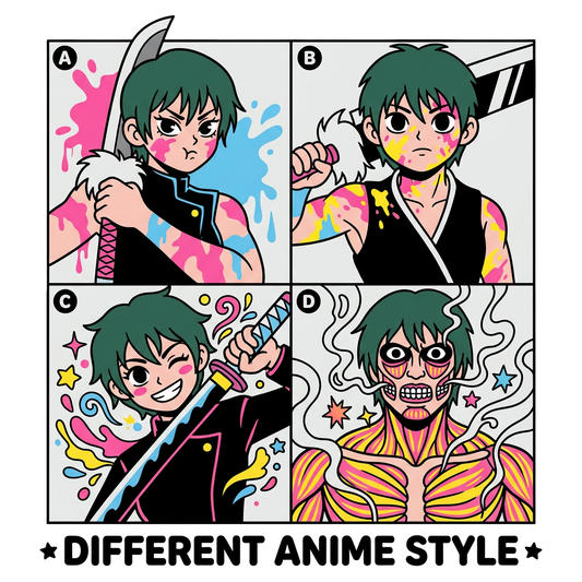 Different Anime Style