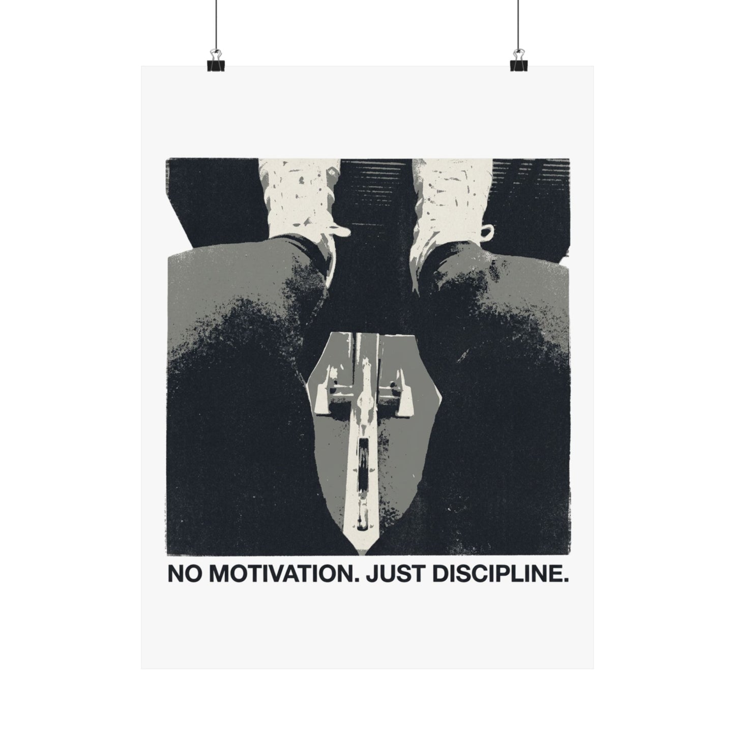No motivation. Just discipline.
