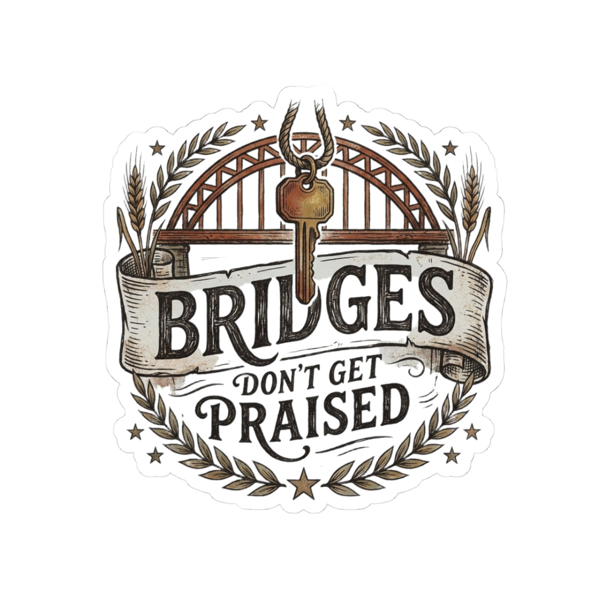 BRIDGES DON’T GET PRAISED