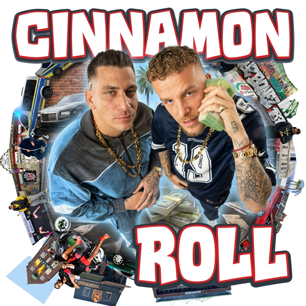 Cinnamon Roll — Streetwear Photographic Collage