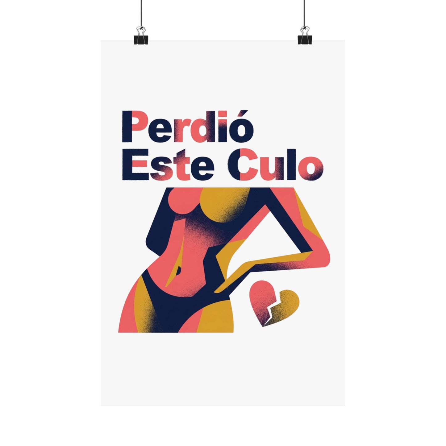 Perdió Este Culo — Modern Minimalist Vector