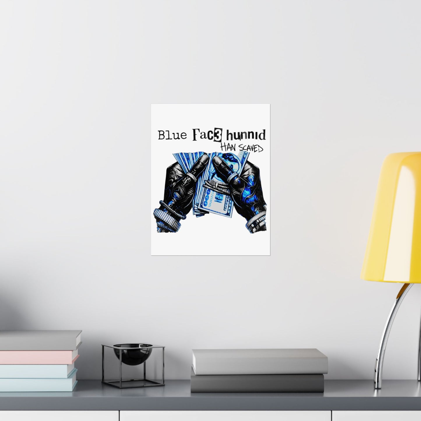 Blue Fac3 hunnid