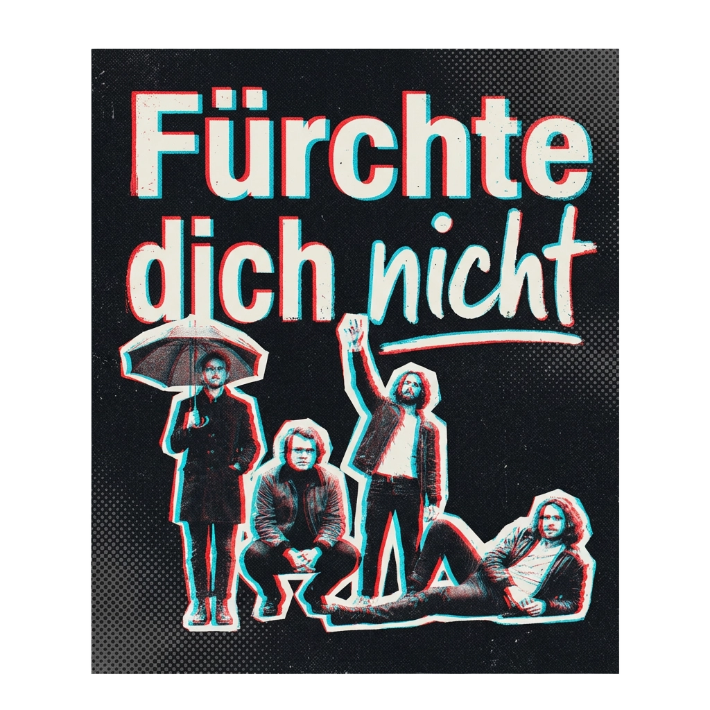 Fürchte dich nicht — Vintage Rock Tour Risograph
