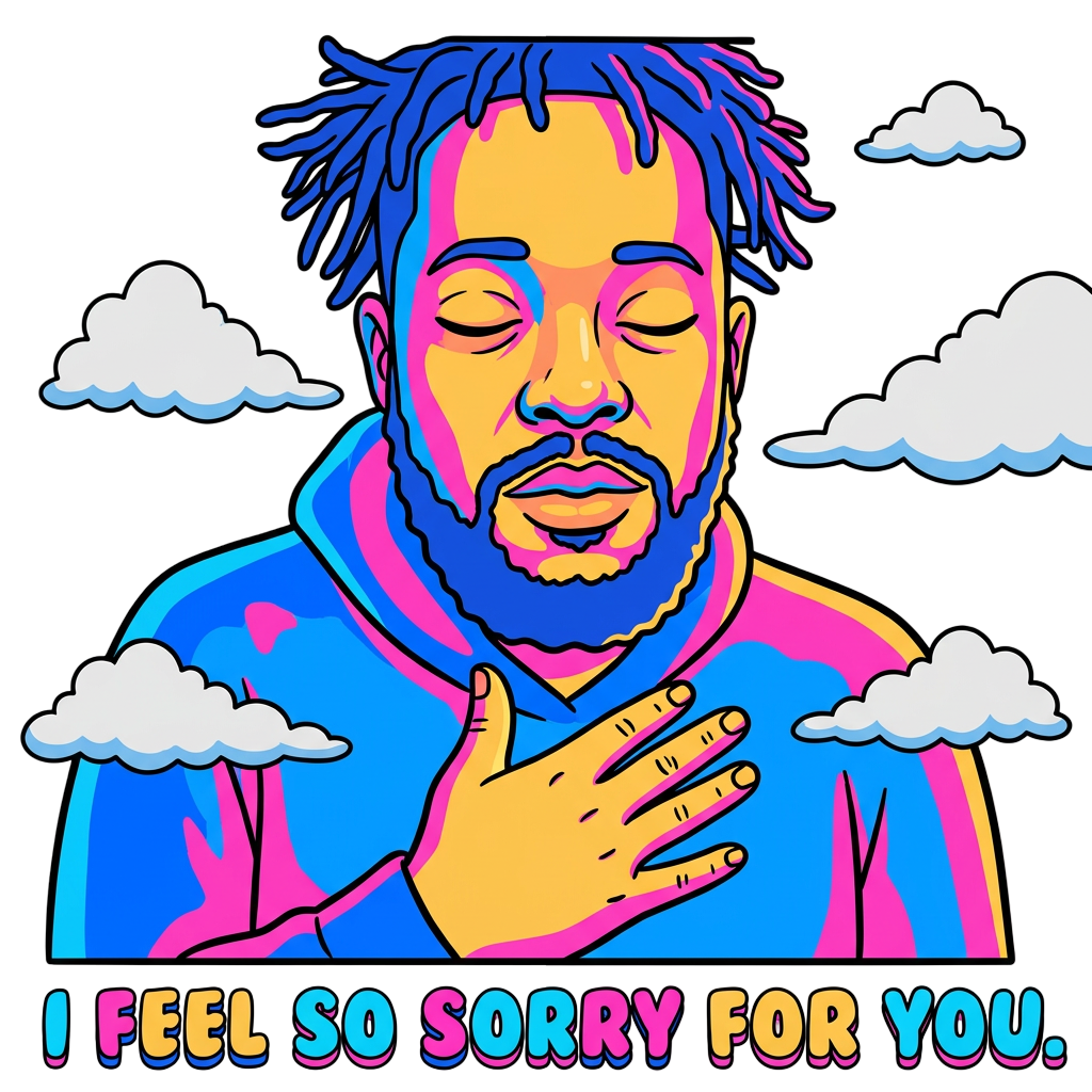 I FEEL SO SORRY FOR YOU.
