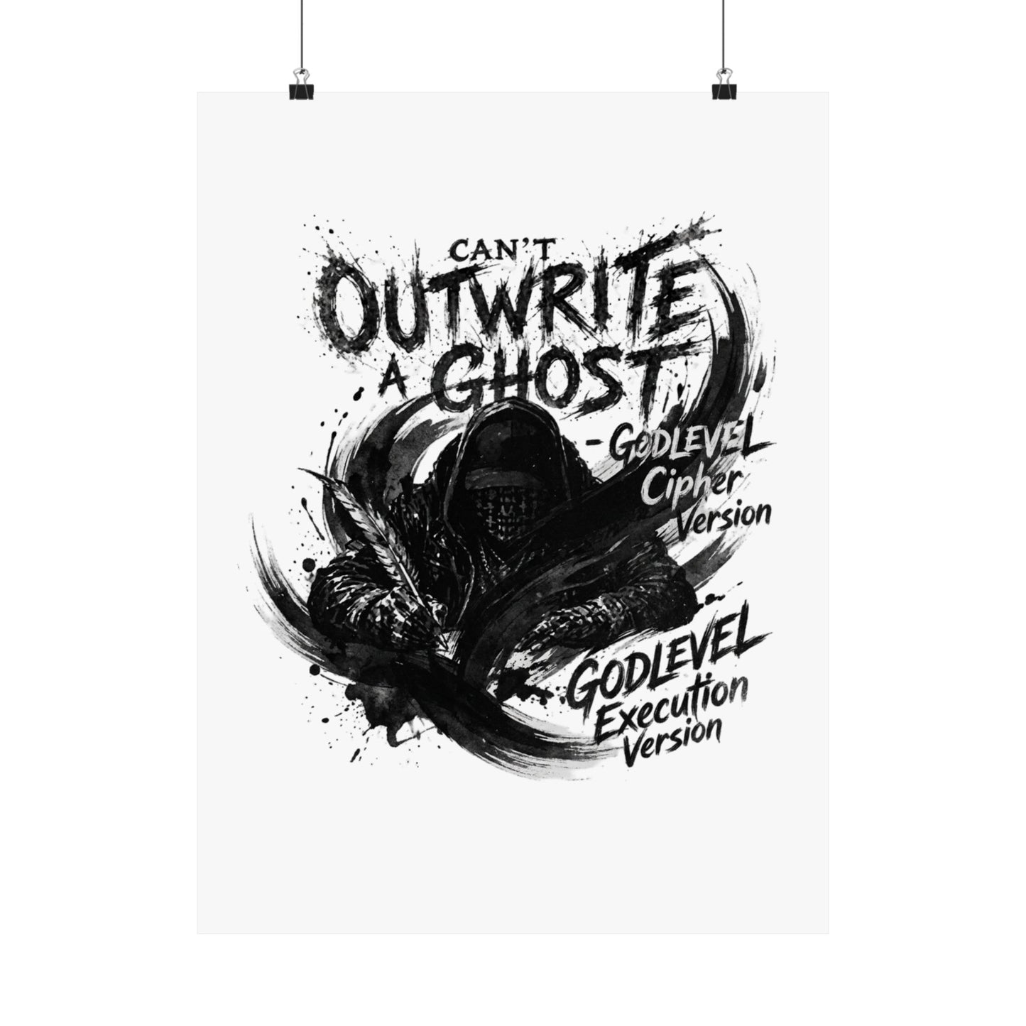 CAN’T OUTWRITE A GHOST - GODLEVEL Cipher Execution Version
