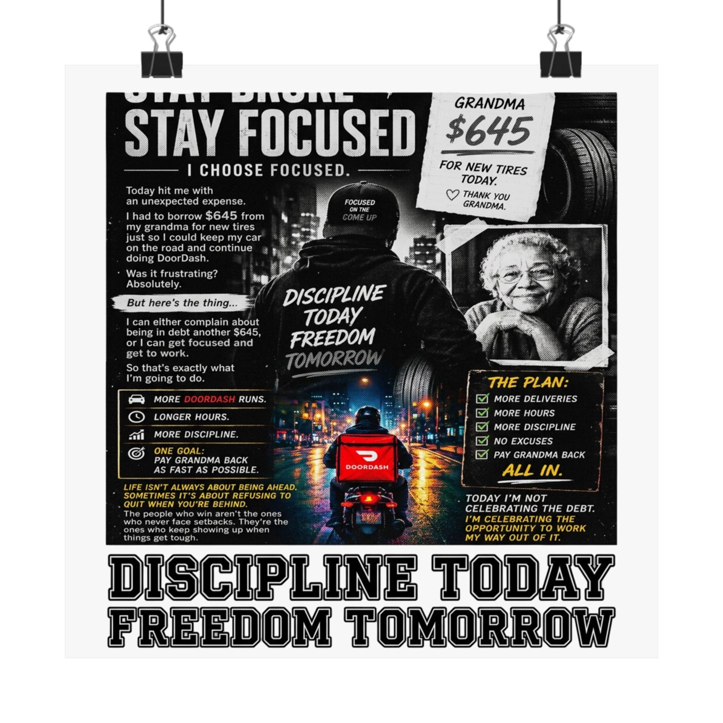 Discipline Today Freedom Tomorrow