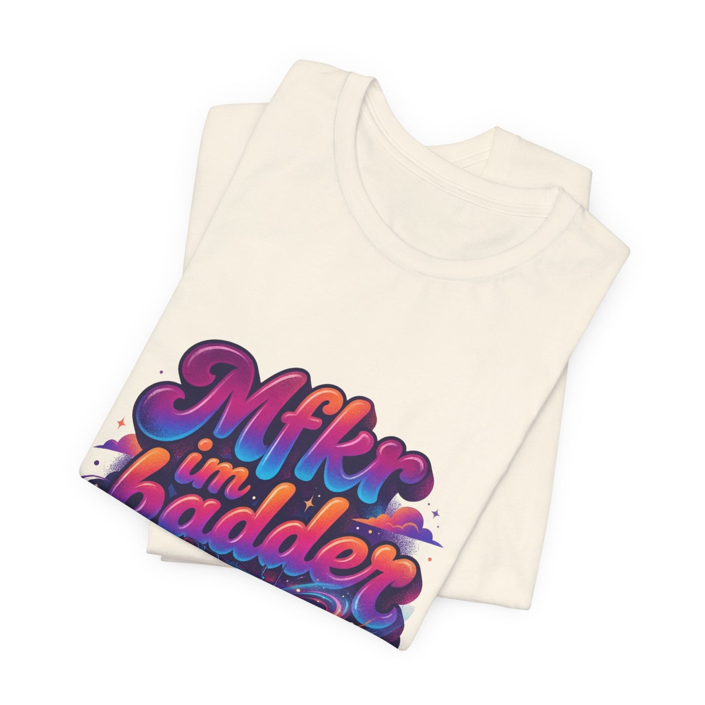 Mfkr im badder — Retro Cosmic Pop Illustration