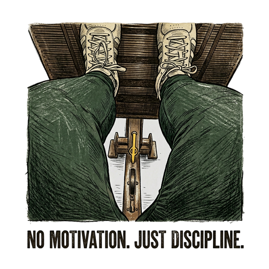 No motivation. Just discipline.