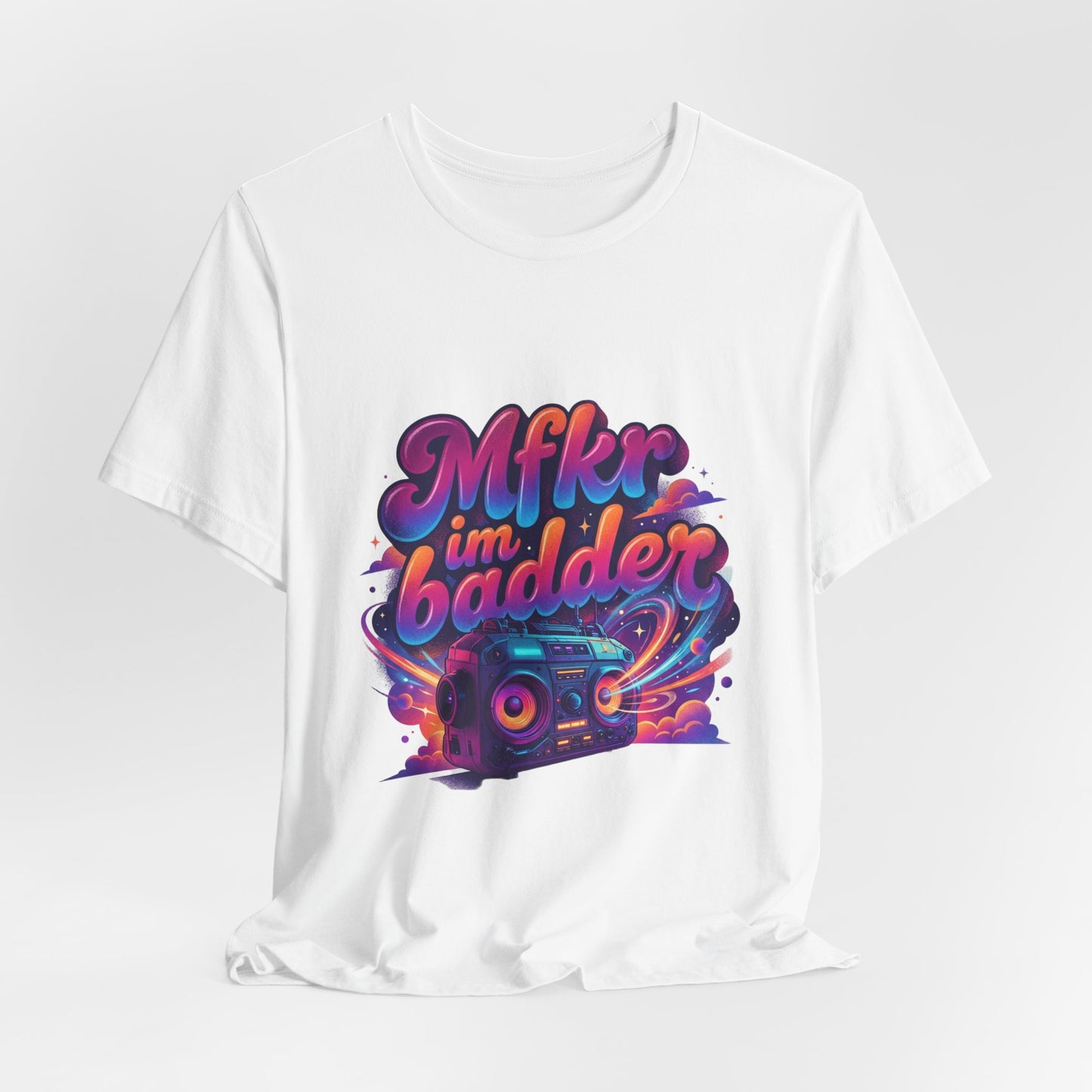 Mfkr im badder — Retro Cosmic Pop Illustration