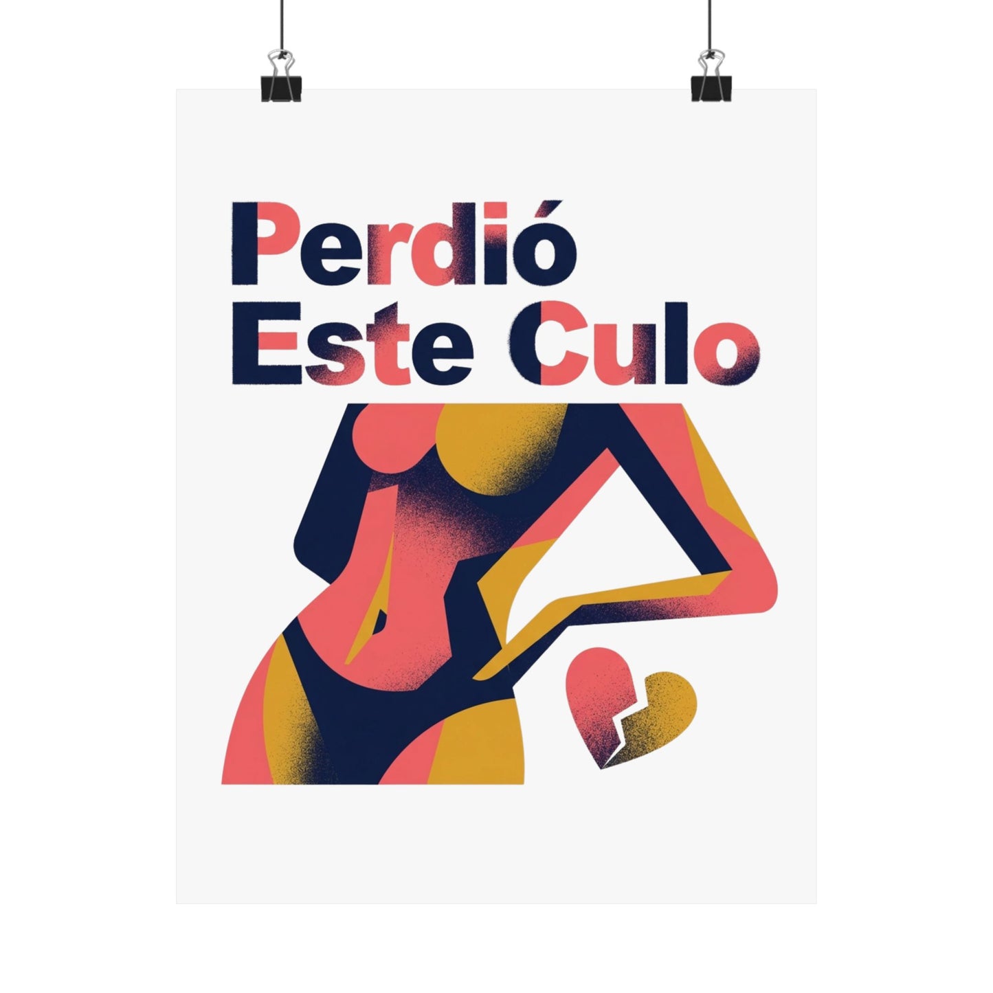 Perdió Este Culo — Modern Minimalist Vector