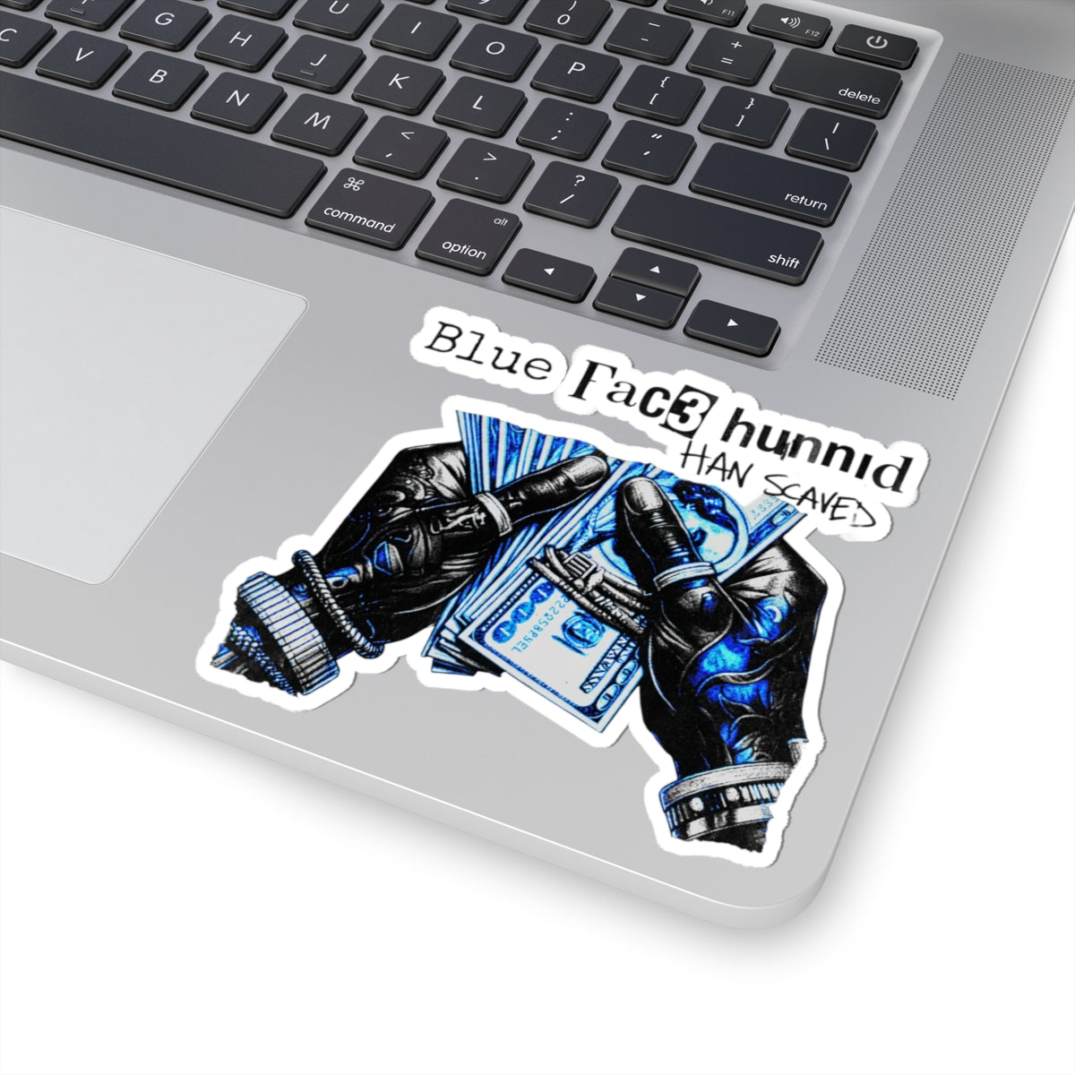 Blue Fac3 hunnid