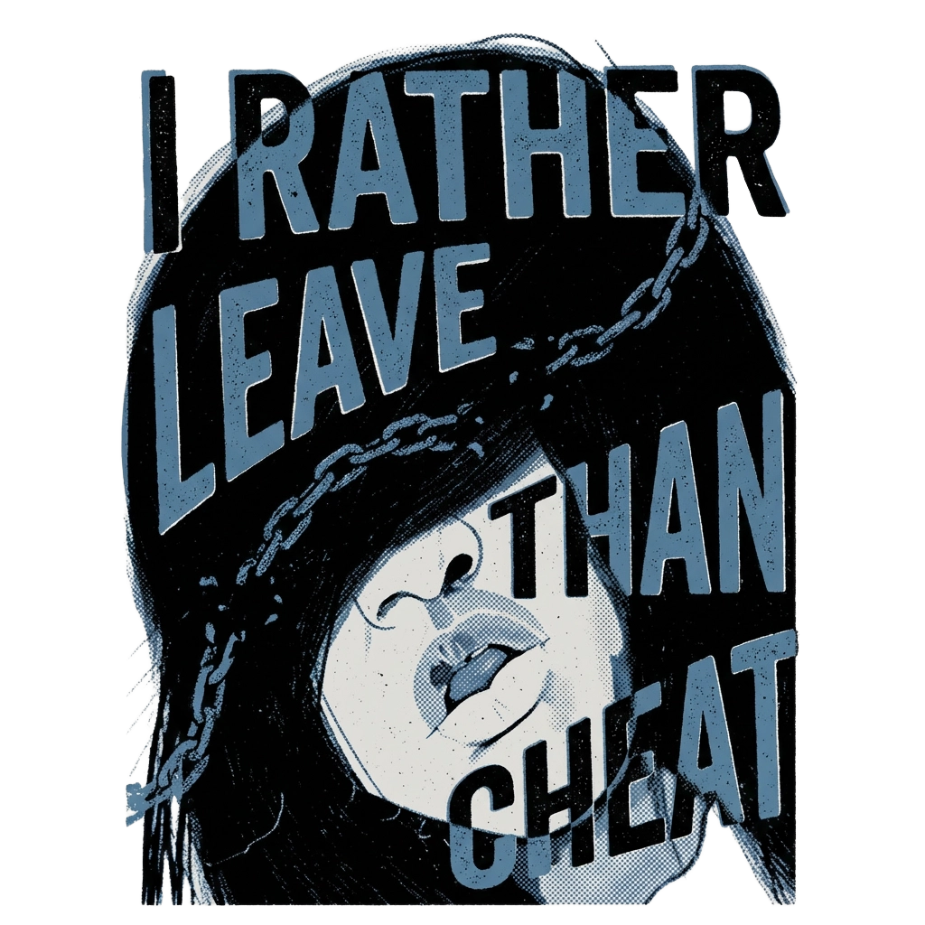 I Rather Leave Than Cheat