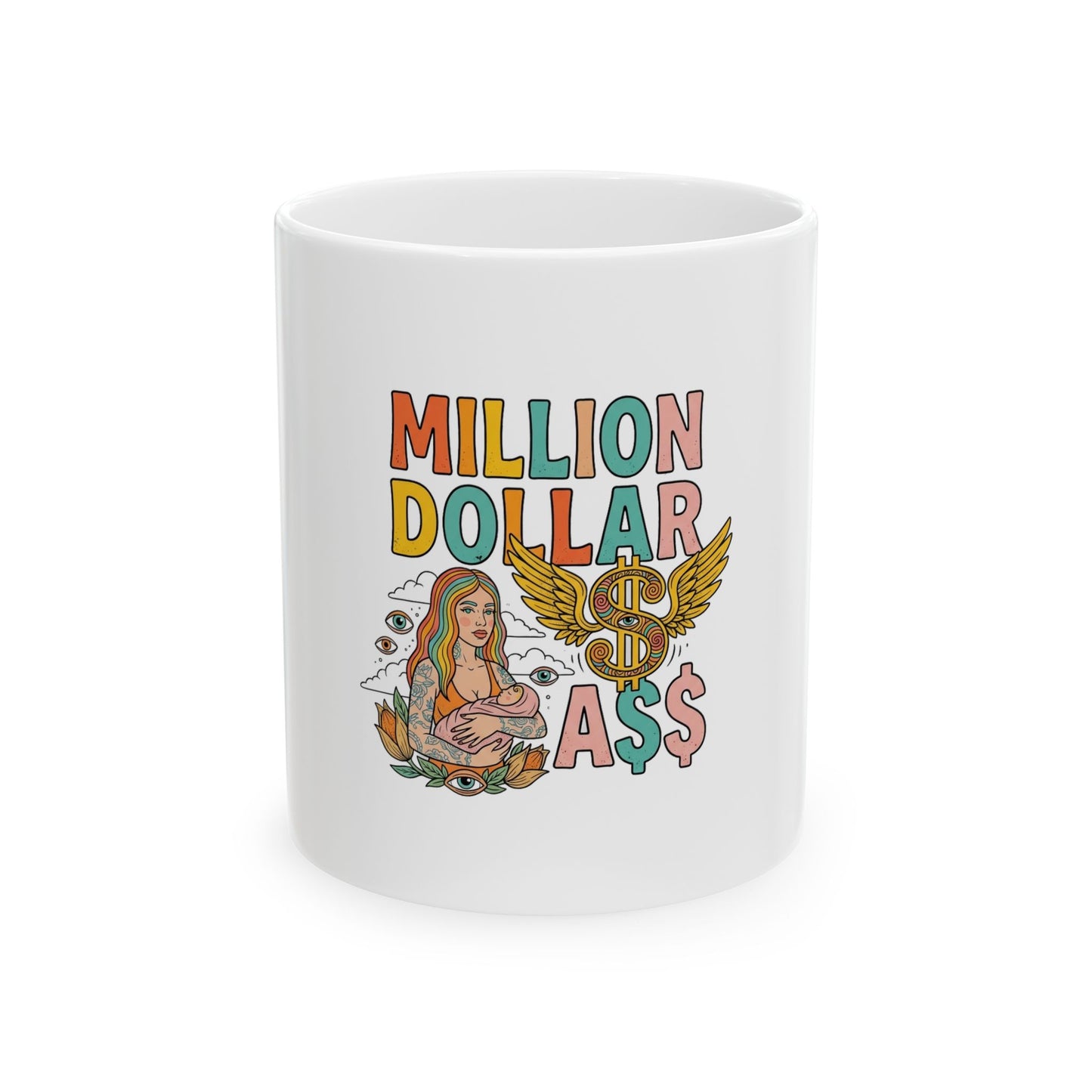 MILLION DOLLAR A$$ (feat. Fler) — Neo-Psychedelic Pop Line-Art