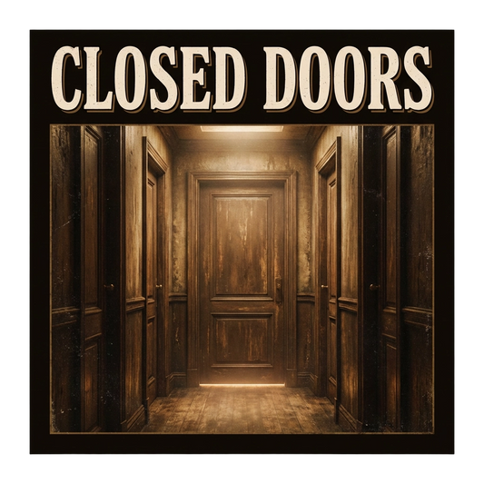 Closed doors