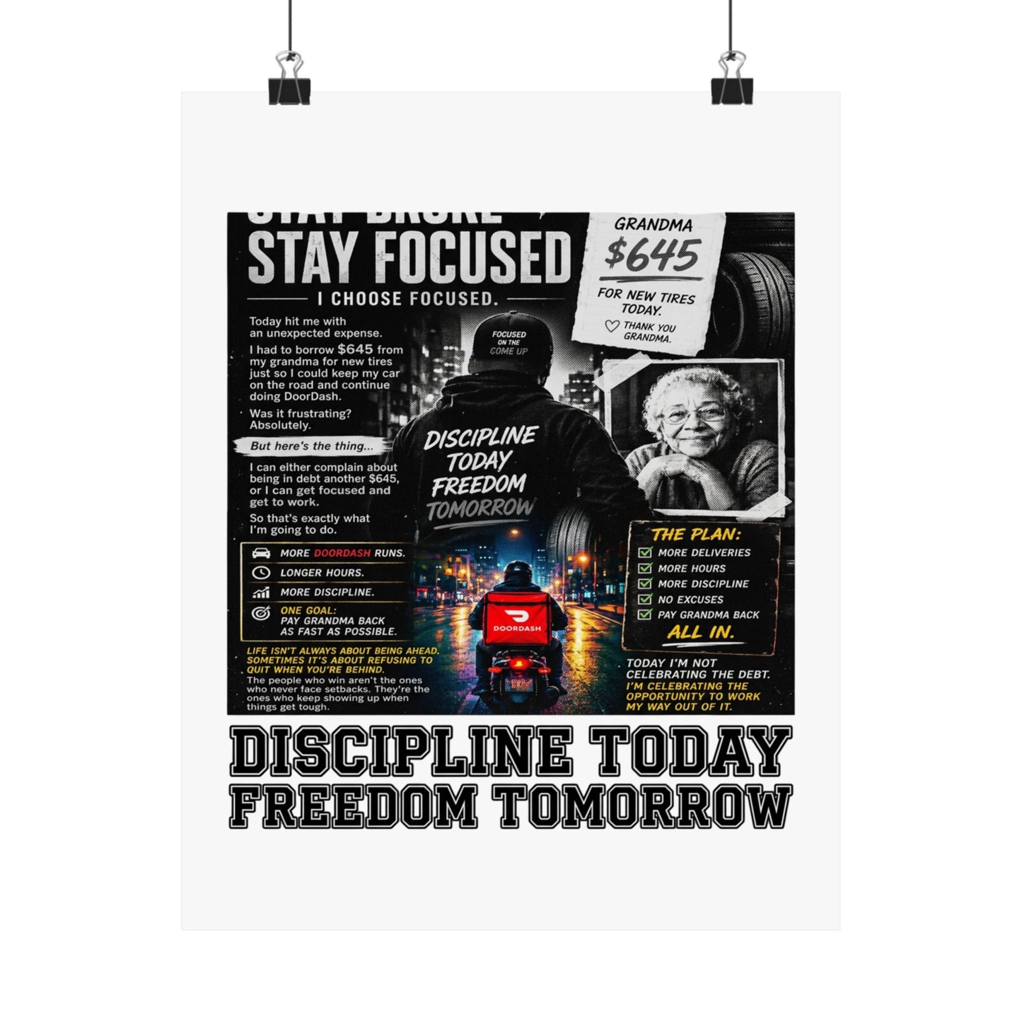 Discipline Today Freedom Tomorrow