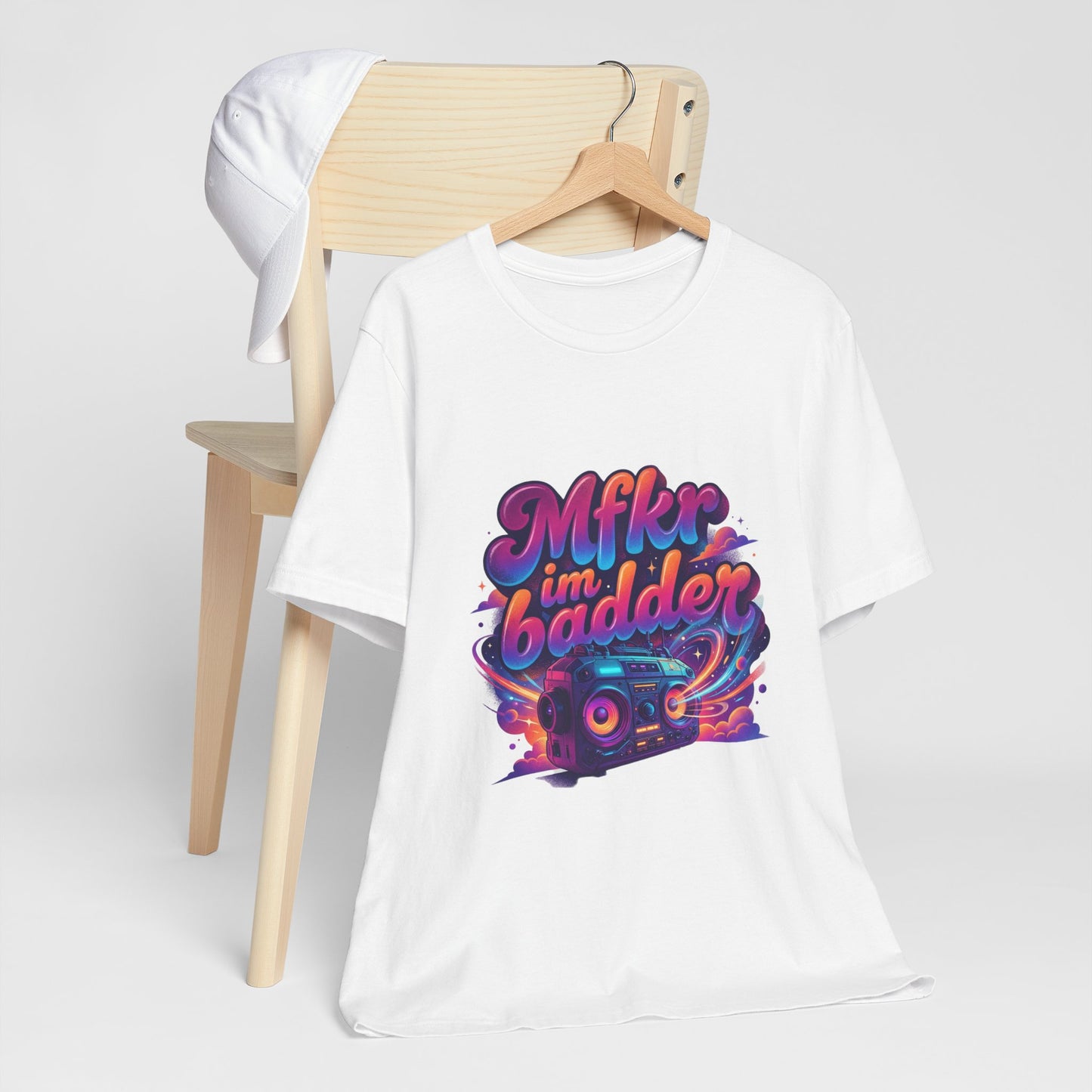 Mfkr im badder — Retro Cosmic Pop Illustration