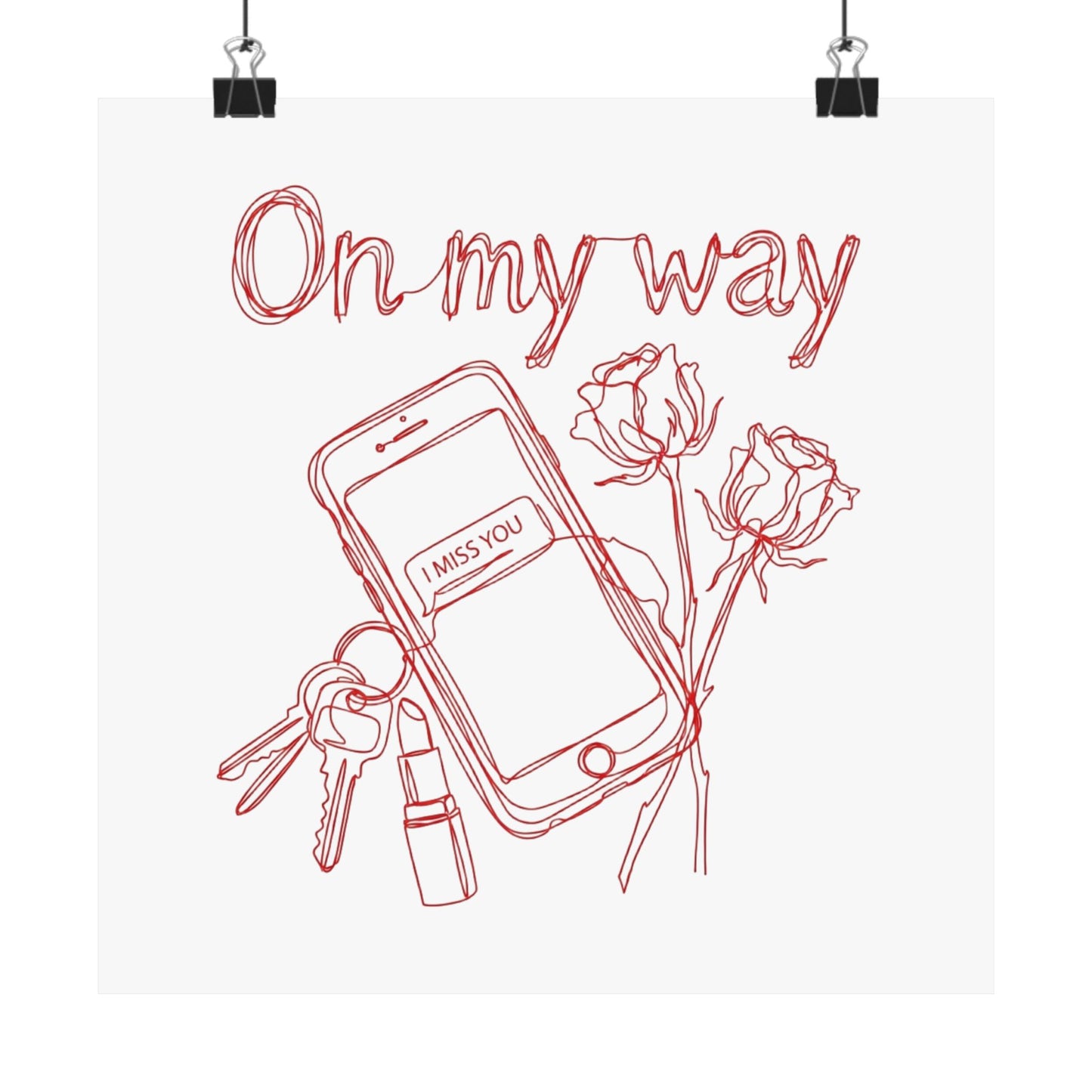 On my way