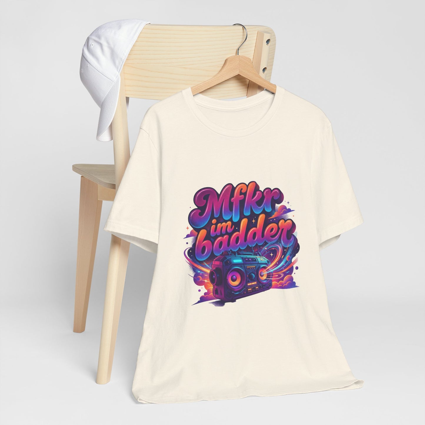 Mfkr im badder — Retro Cosmic Pop Illustration