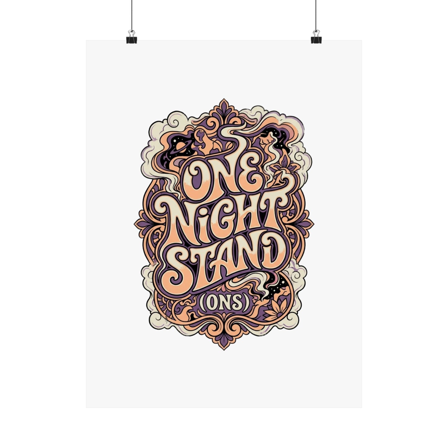 ONE NiGHT STAND (ONS) — Electric Psychedelic Poster Print