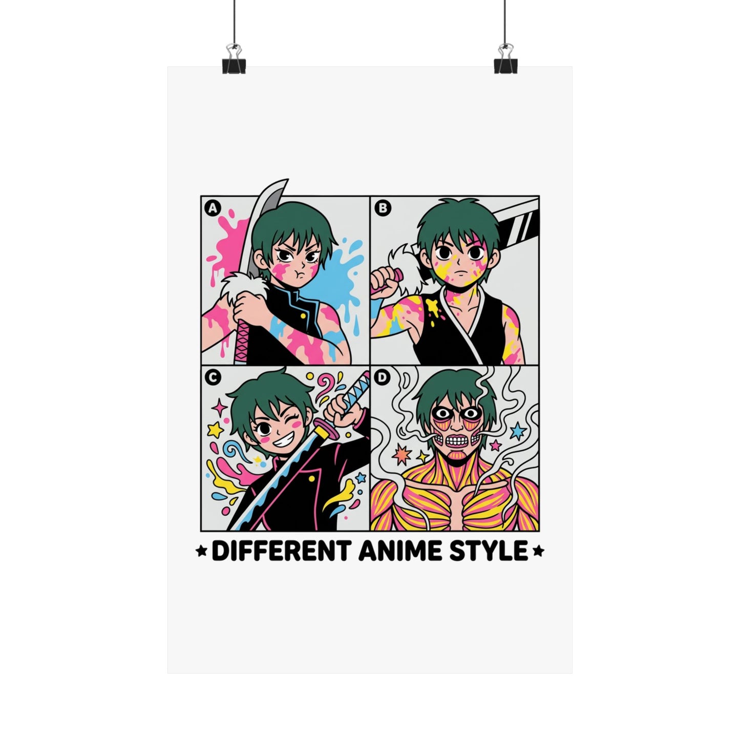 Different Anime Style