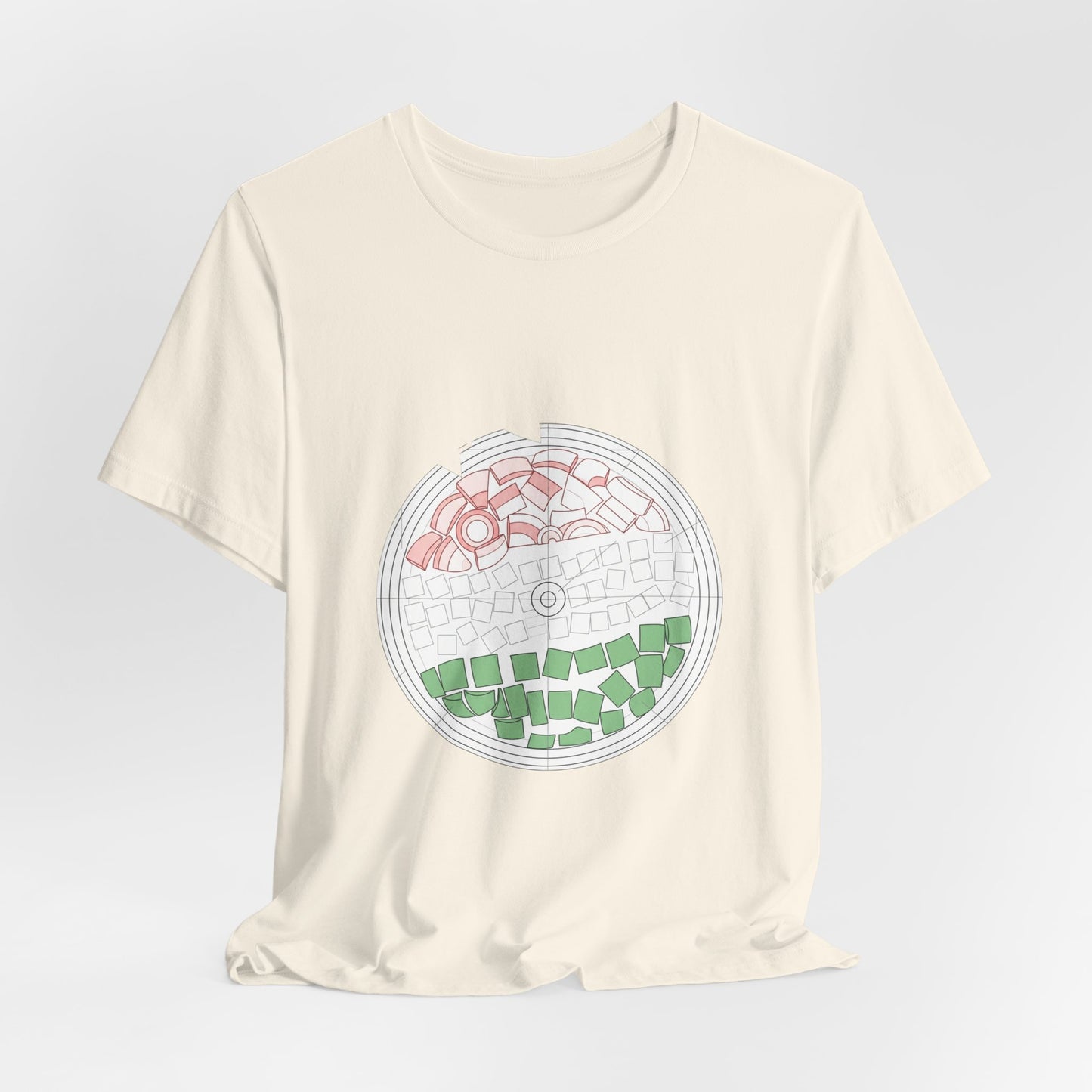 Tricolour pizza