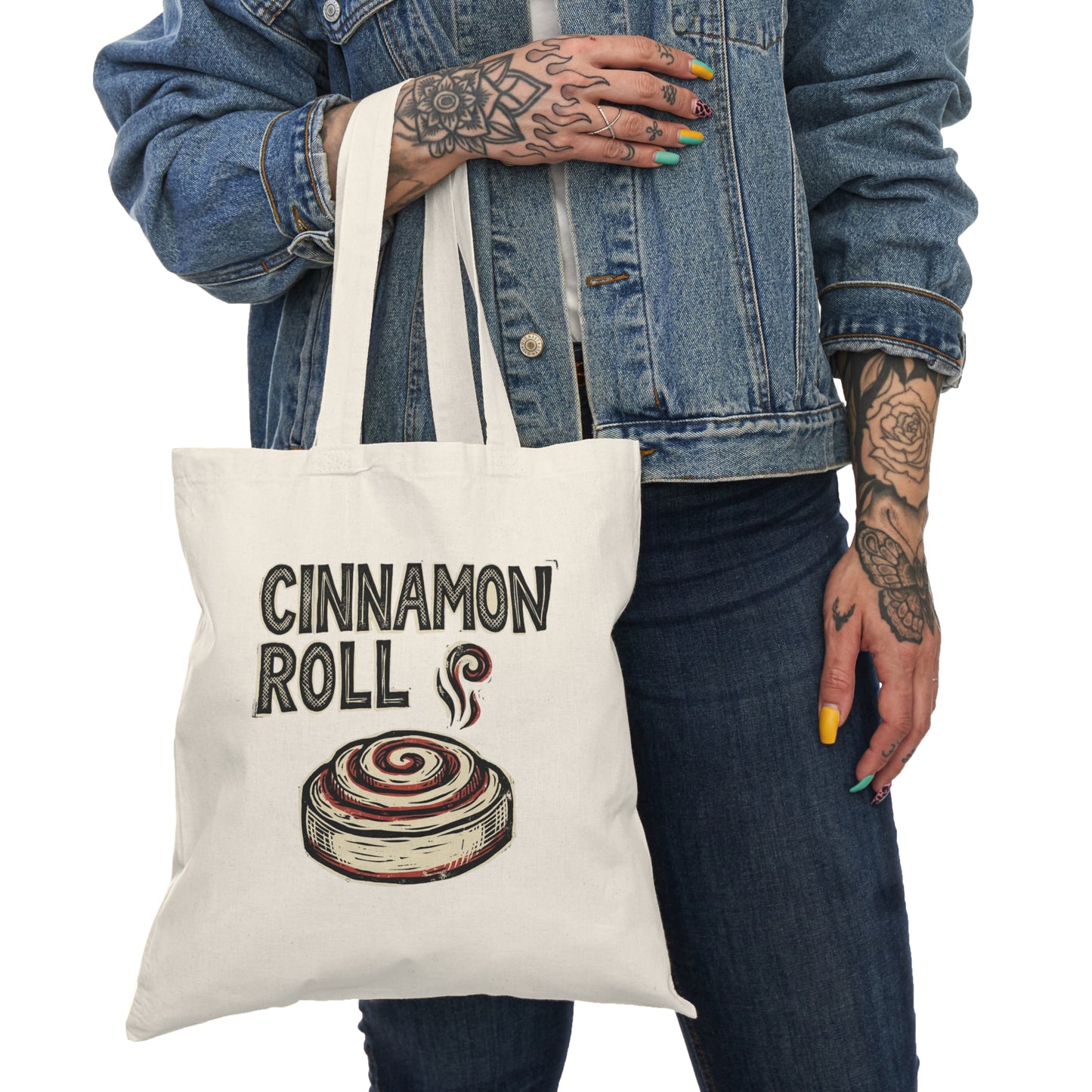 Cinnamon Roll — Streetwear Block Print