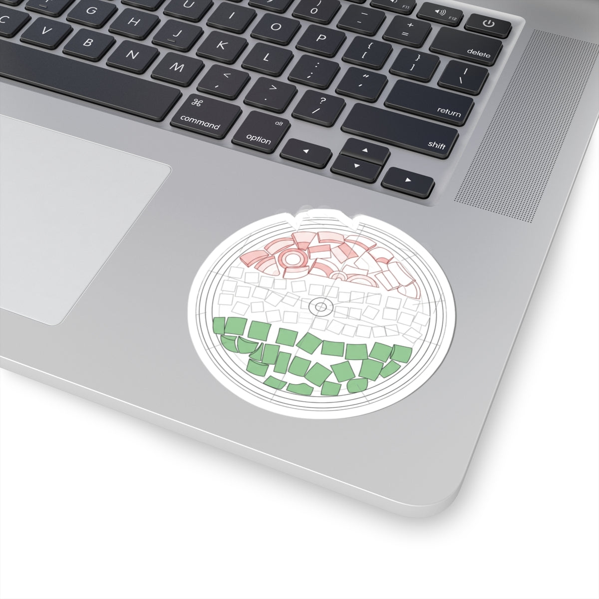 Tricolour pizza
