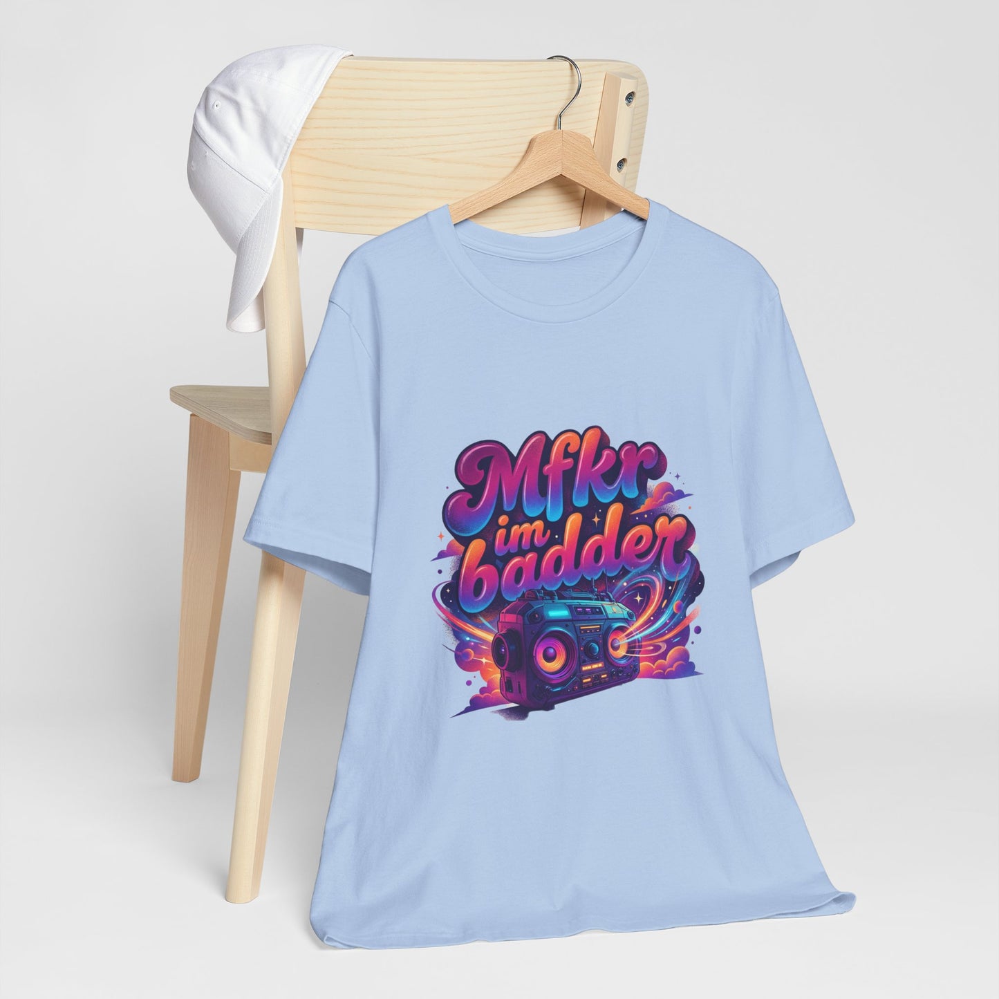 Mfkr im badder — Retro Cosmic Pop Illustration