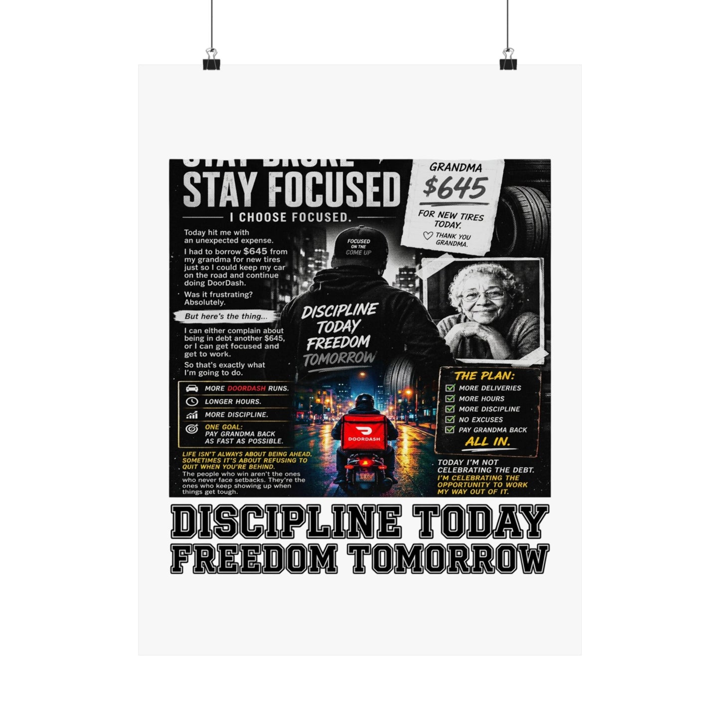 Discipline Today Freedom Tomorrow