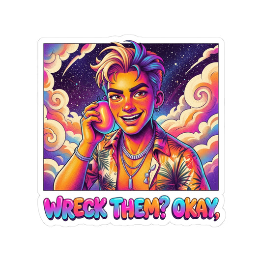 WRECK THEM? OKAY,