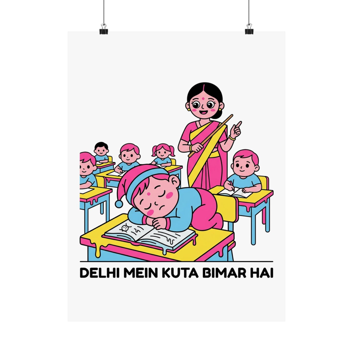 Delhi mein kuta bimar hai