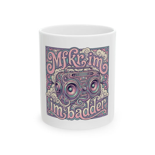 Mfkr im badder — Electric Psychedelic Poster Print