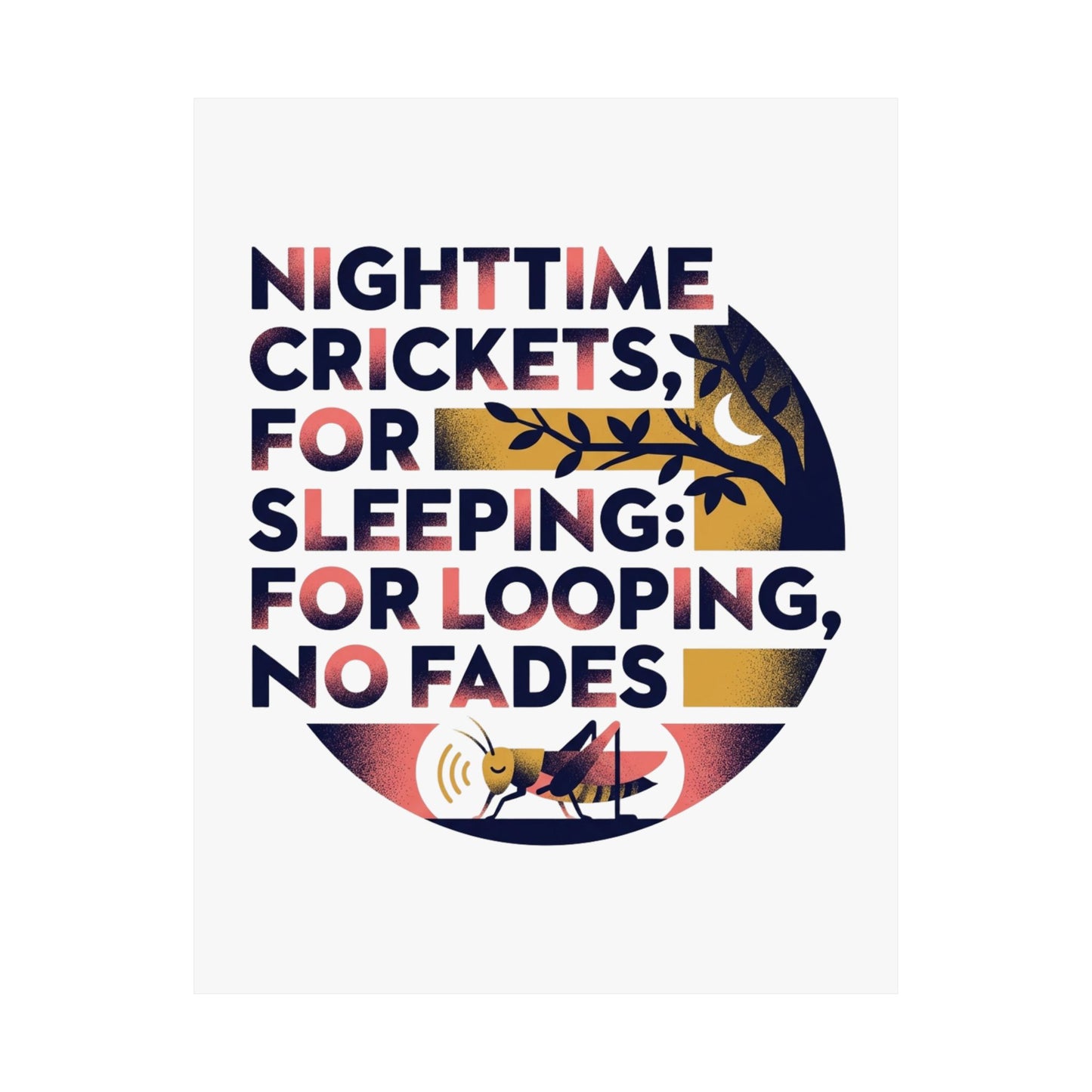 Nighttime Crickets, For Sleeping: For Looping, No Fades