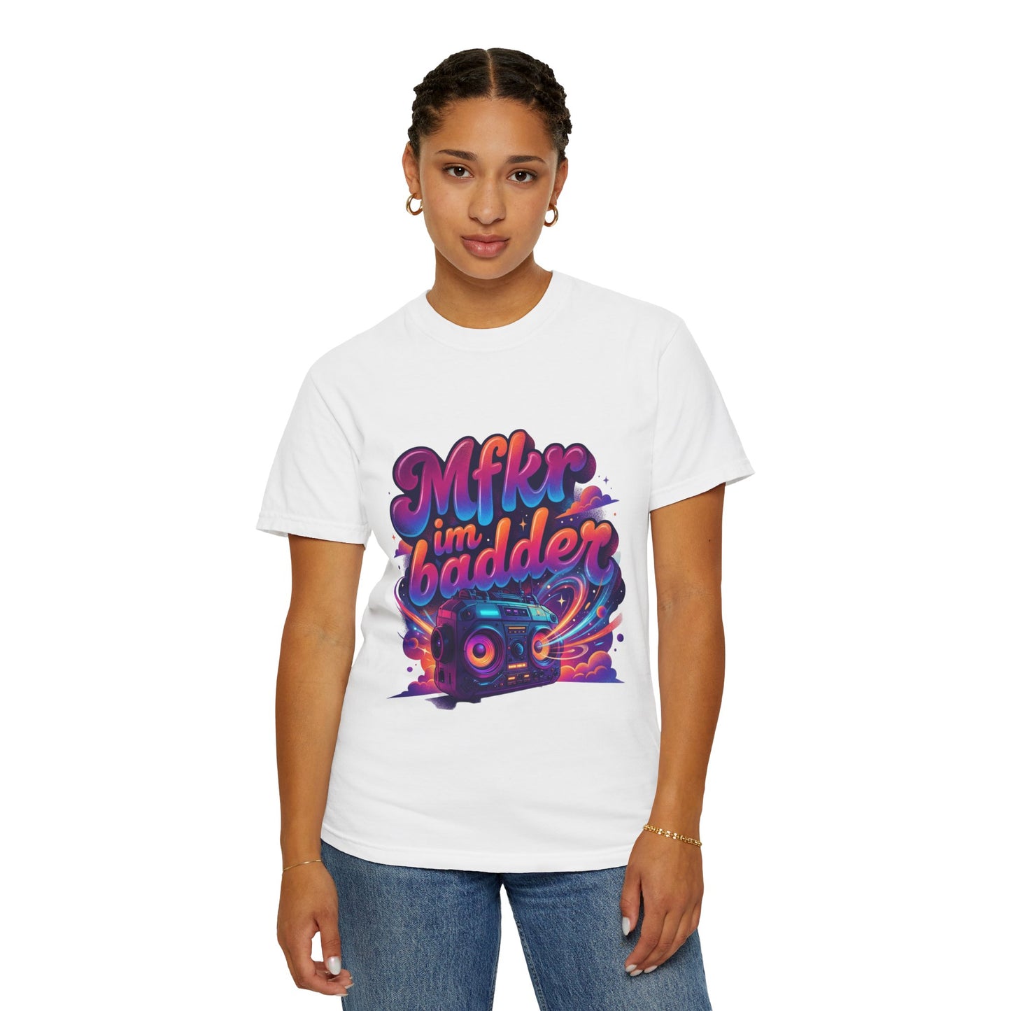 Mfkr im badder — Retro Cosmic Pop Illustration