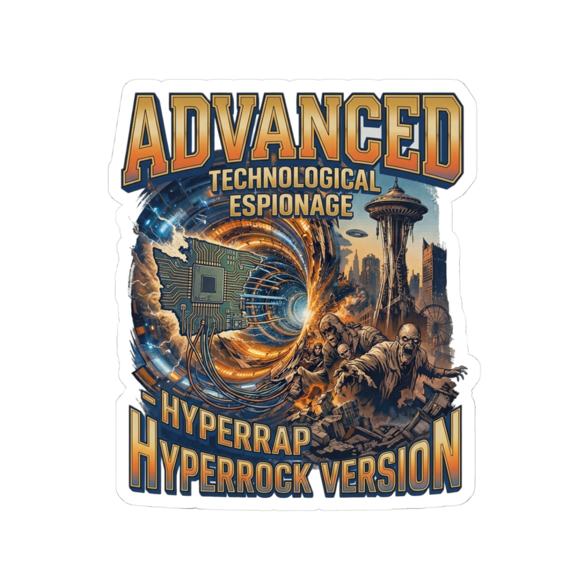 Advanced Technological Espionage - HyperRap HyperRock Version