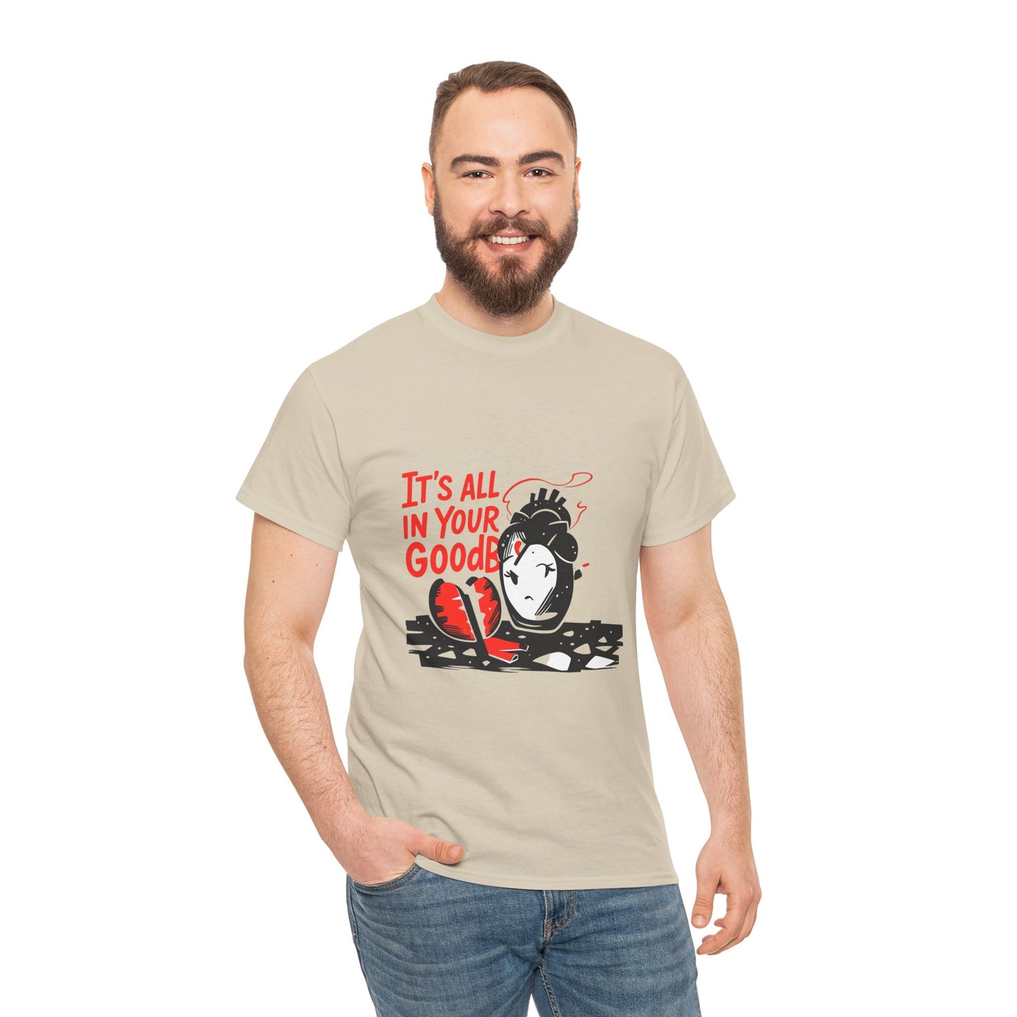A Boy Brushed Red Living In Black And White