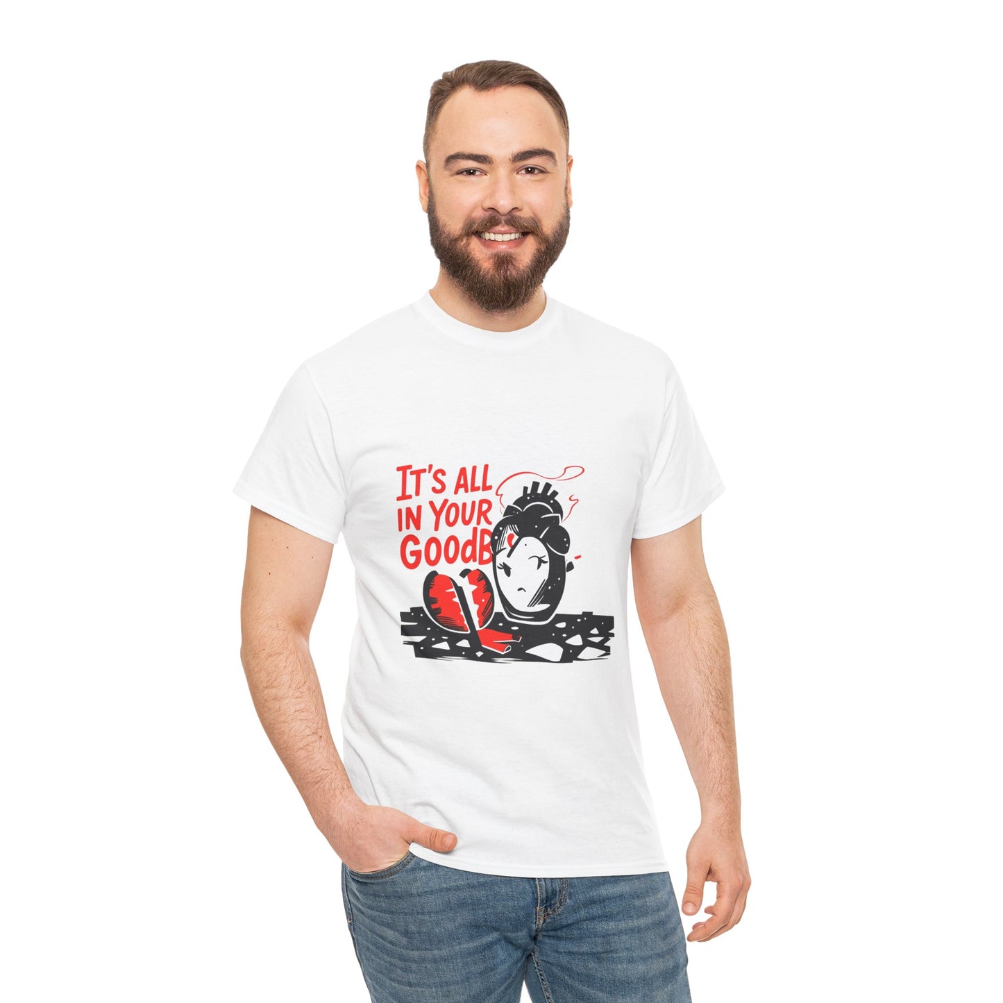 A Boy Brushed Red Living In Black And White