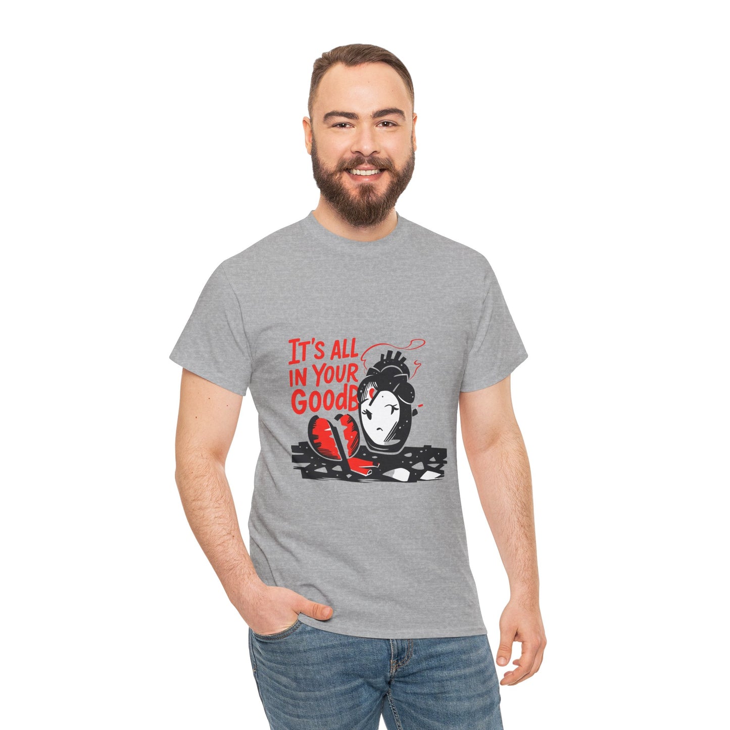 A Boy Brushed Red Living In Black And White